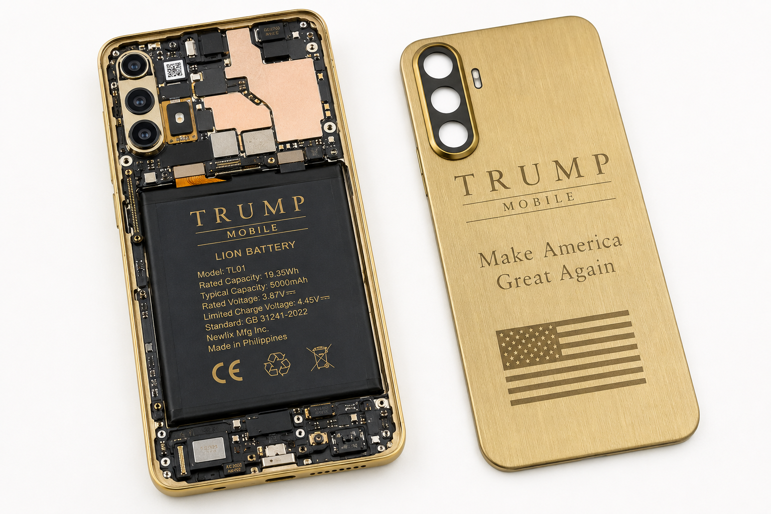 Trump Mobile T1 Teardown Findings