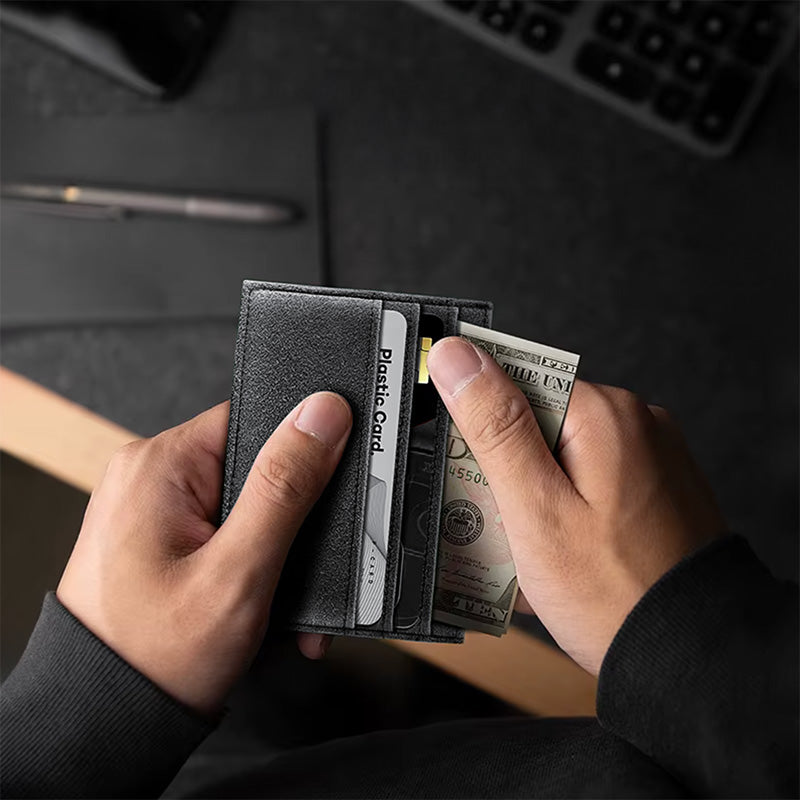Alcantara Card Wallet Saguaro