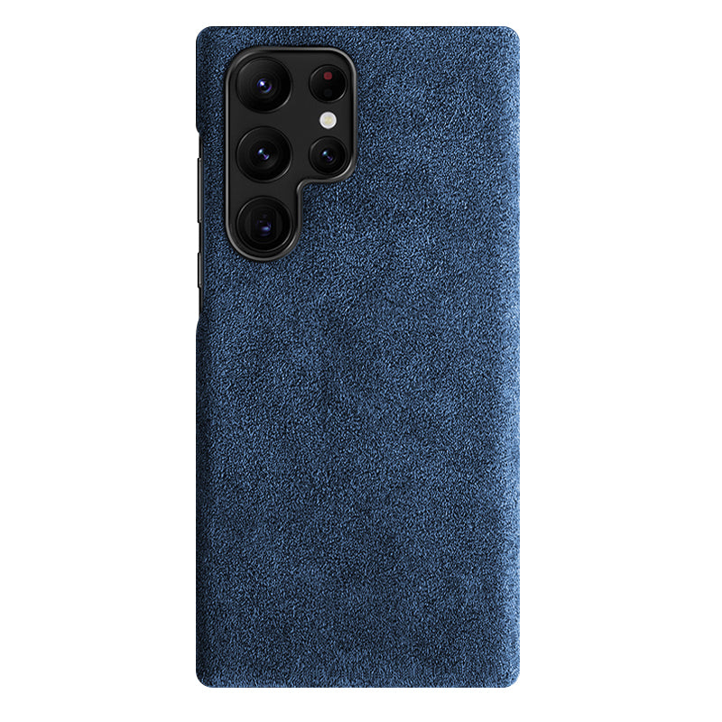 Alcantara Samsung Case Mobile Phone Cases Saguaro Ocean Blue Alcantara Samsung S23 Ultra