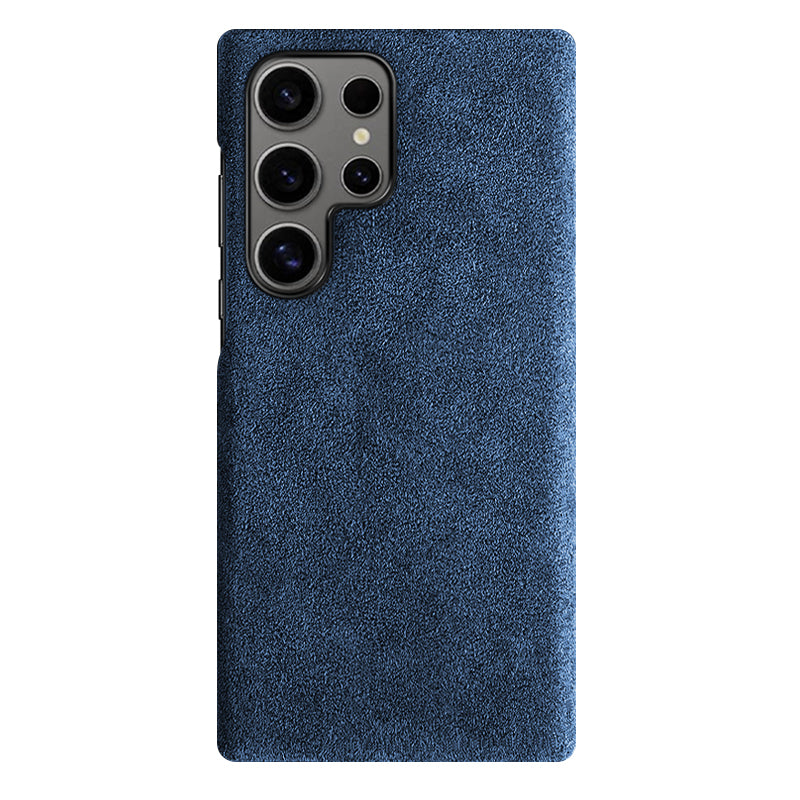 Alcantara Samsung Case Mobile Phone Cases Saguaro Ocean Blue Alcantara Samsung S24 Ultra