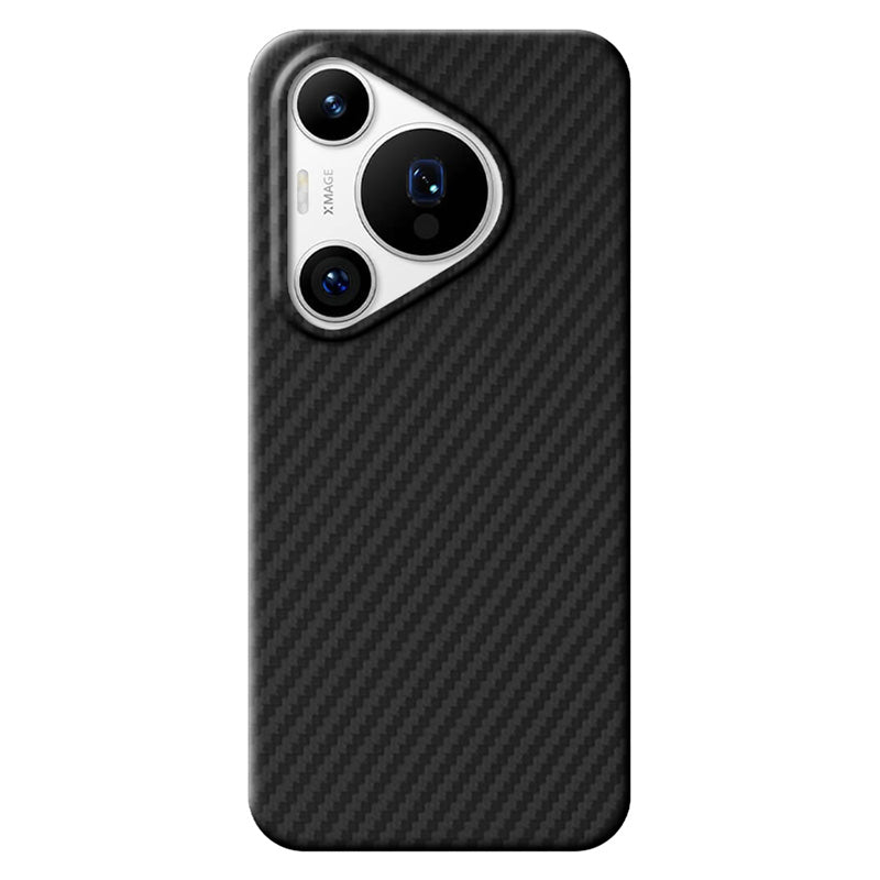 Aramid Fiber Huawei Case Mobile Phone Cases Volaris Black Aramid Fiber Huawei Pura 70 Pro Open
