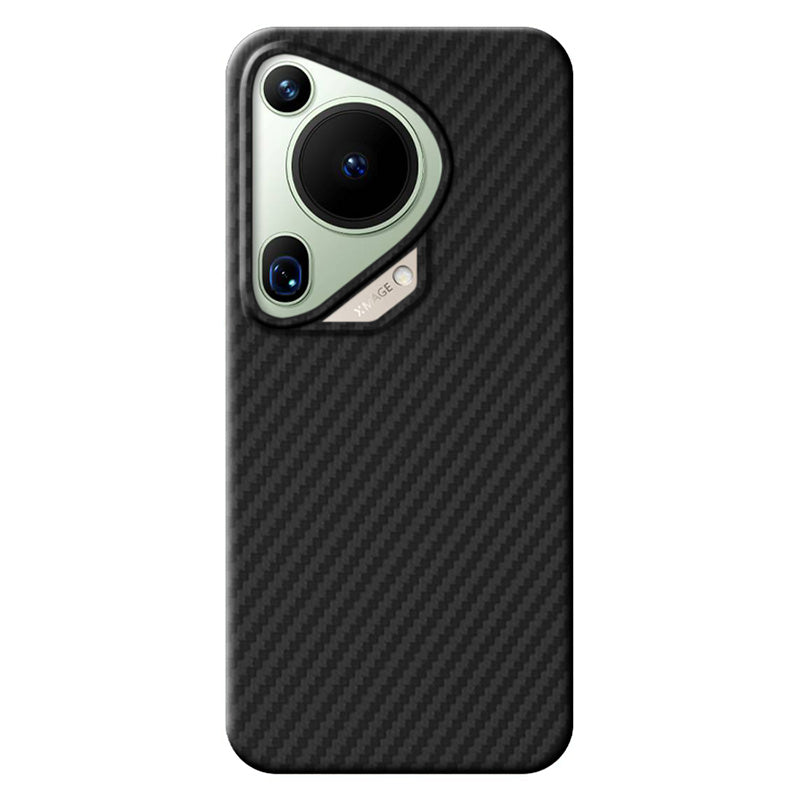 Aramid Fiber Huawei Case Mobile Phone Cases Volaris Black Aramid Fiber Huawei Pura 70 Ultra Open