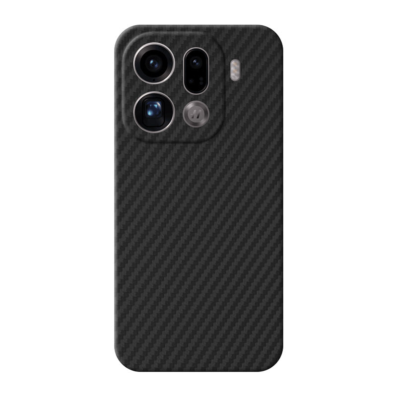 Aramid Fiber Oppo Phone Cases Mobile Phone Cases Volaris Black Aramid Fiber Find X9 Pro Closed