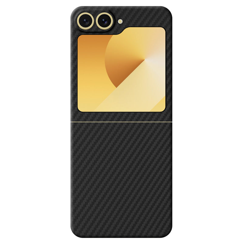 Aramid Fiber Samsung Case Mobile Phone Cases Volaris Black Aramid Fiber Z Flip6 Sealed