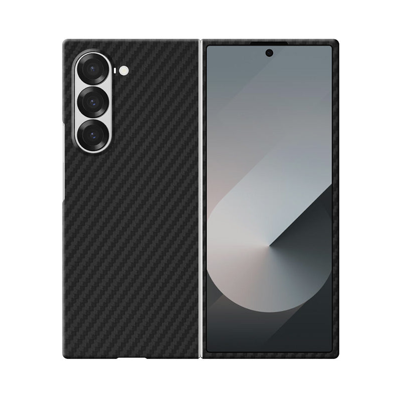 Aramid Fiber Samsung Case Mobile Phone Cases Volaris Black Aramid Fiber Z Fold6 Open