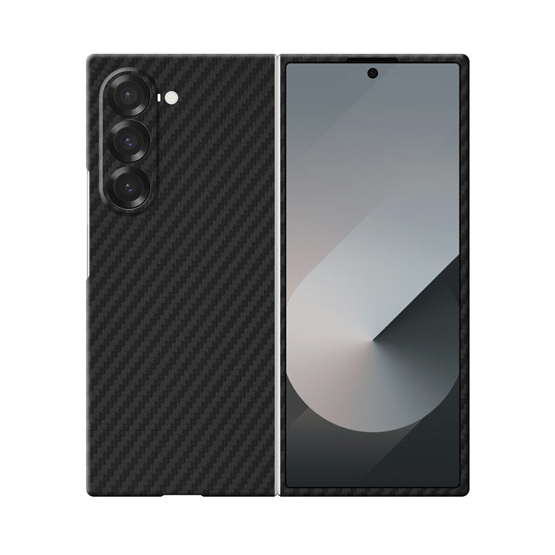 Aramid Fiber Samsung Case Mobile Phone Cases Volaris Black Aramid Fiber Z Fold6 Sealed