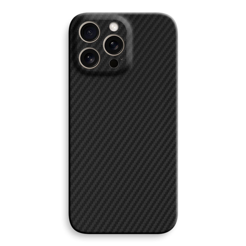 Aramid Fiber iPhone Case Mobile Phone Cases Volaris Black Aramid Fiber iPhone 15 Pro Max Sealed