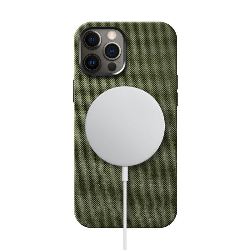 Cordura iPhone Case Mobile Phone Cases Kilimanjaro Military Green iPhone 12/12 Pro