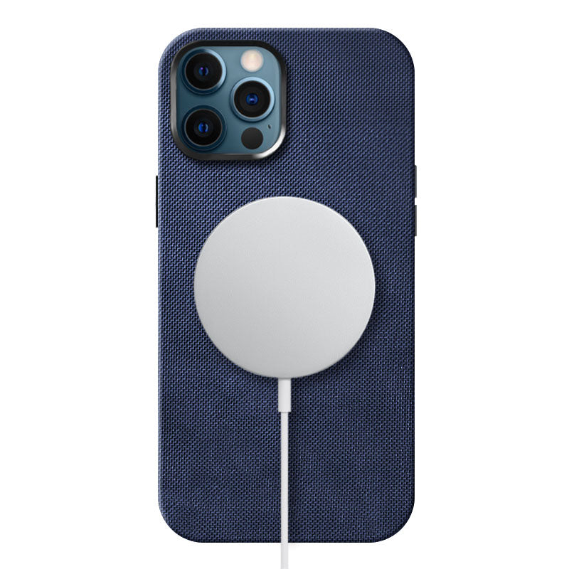 Cordura iPhone Case Mobile Phone Cases Kilimanjaro Navy Blue iPhone 12 Pro Max