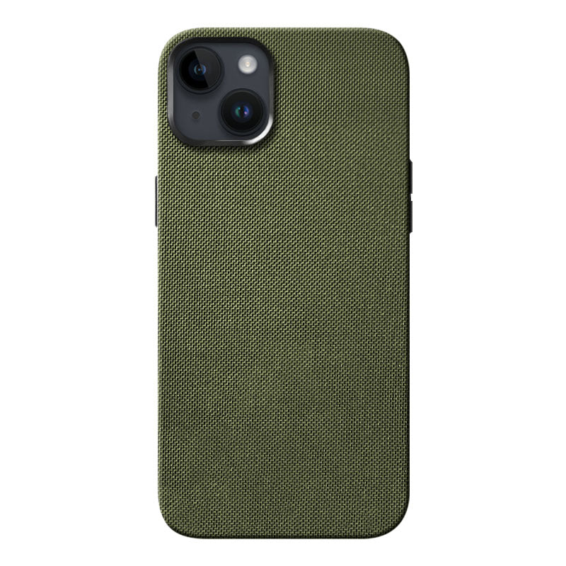 Cordura iPhone Case Mobile Phone Cases Kilimanjaro Military Green iPhone 14 Plus