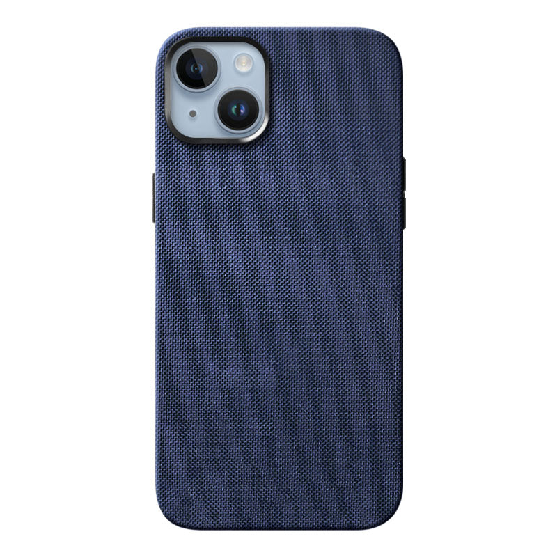 Cordura iPhone Case Mobile Phone Cases Kilimanjaro Navy Blue iPhone 14 Plus