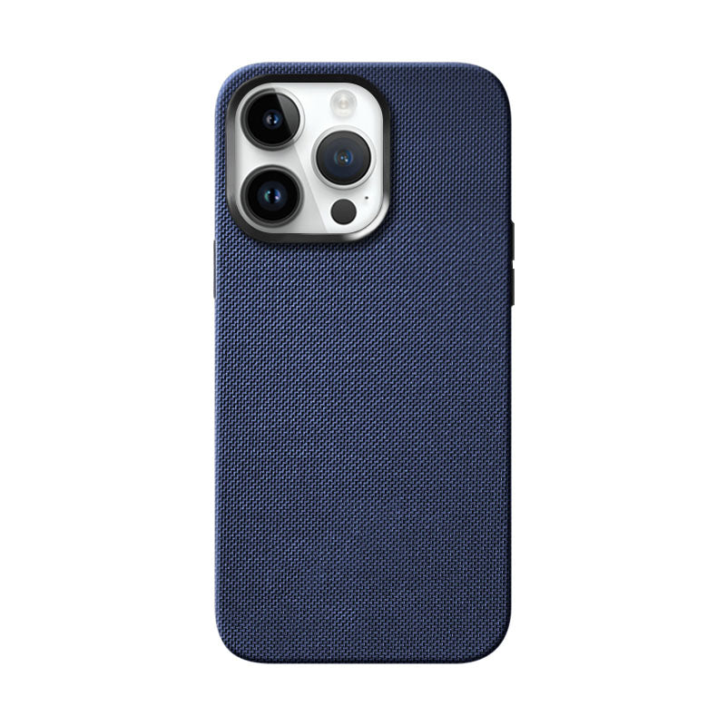 Cordura iPhone Case Mobile Phone Cases Kilimanjaro Navy Blue iPhone 14 Pro