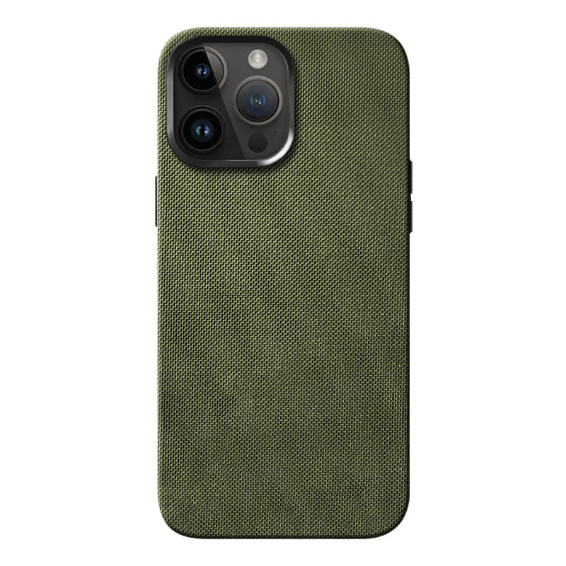 Cordura iPhone Case Mobile Phone Cases Kilimanjaro Military Green iPhone 14 Pro Max
