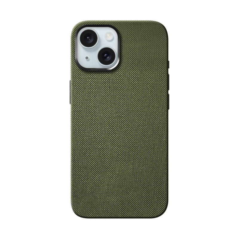 Cordura iPhone Case Mobile Phone Cases Kilimanjaro Military Green iPhone 15