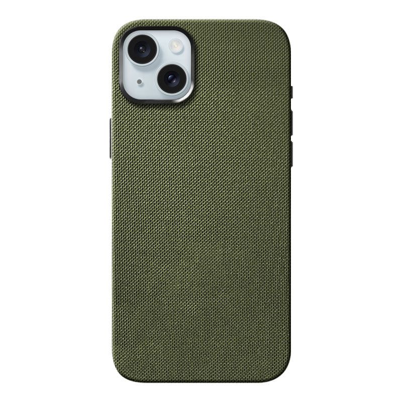 Cordura iPhone Case Mobile Phone Cases Kilimanjaro Military Green iPhone 15 Plus