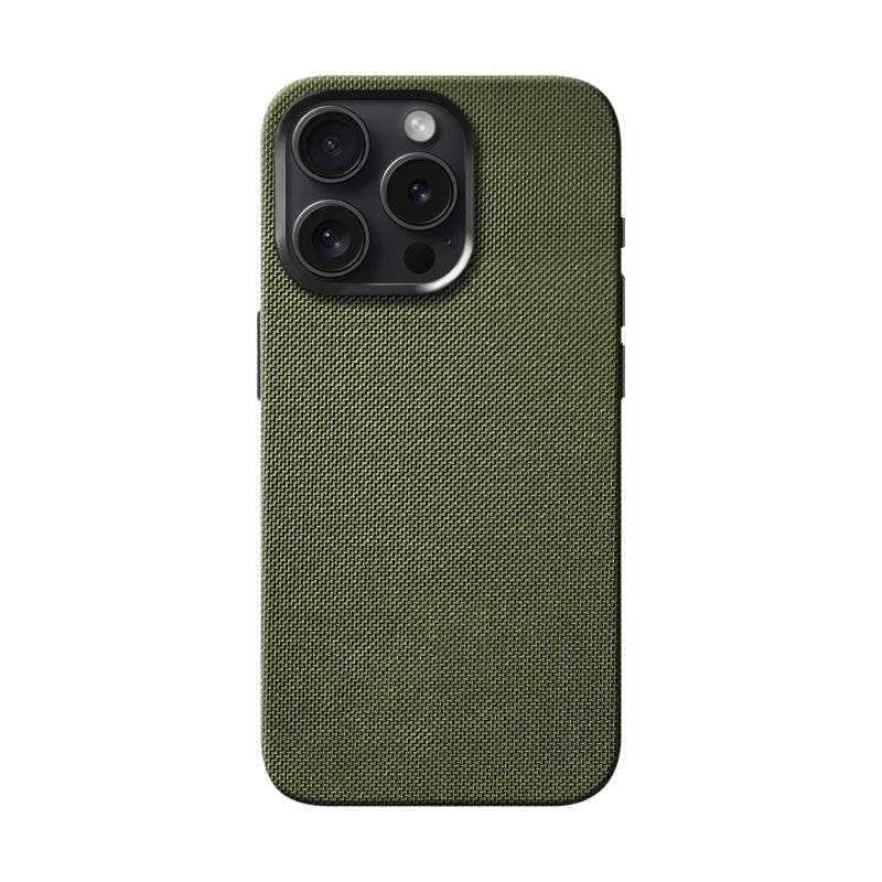 Cordura iPhone Case Mobile Phone Cases Kilimanjaro Military Green iPhone 15 Pro