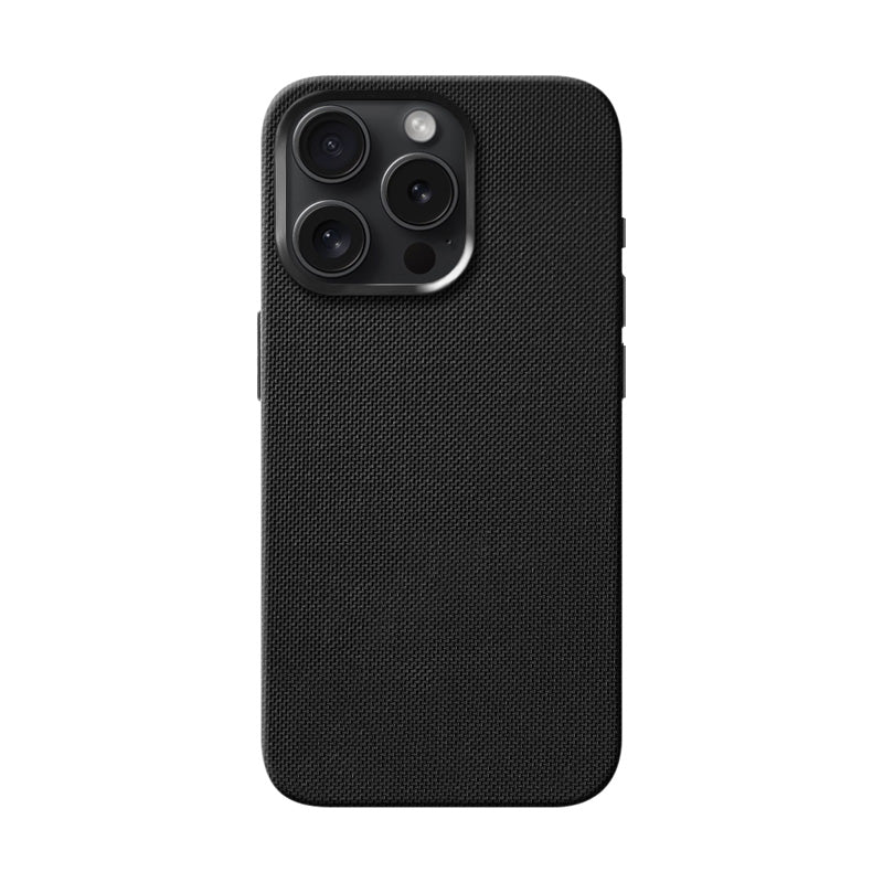 Cordura iPhone Case Mobile Phone Cases Kilimanjaro Obsidian Black iPhone 15 Pro