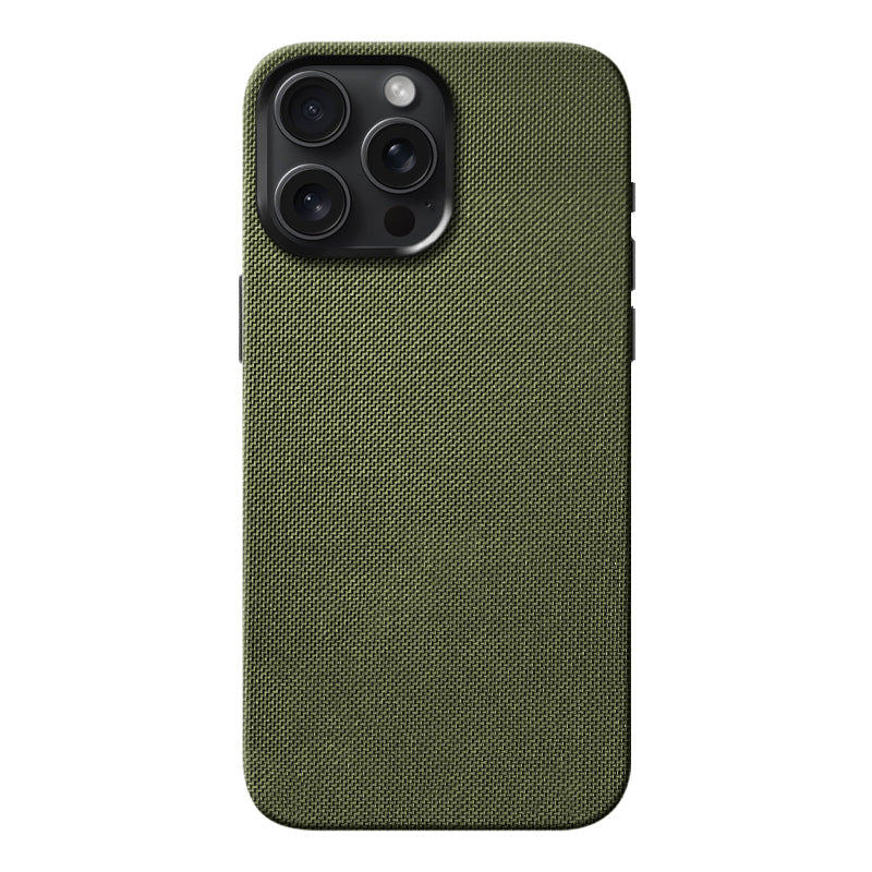 Cordura iPhone Case Mobile Phone Cases Kilimanjaro Military Green iPhone 15 Pro Max