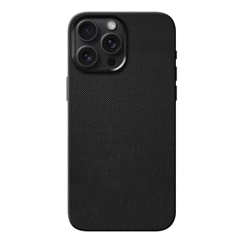 Cordura iPhone Case Mobile Phone Cases Kilimanjaro Obsidian Black iPhone 15 Pro Max