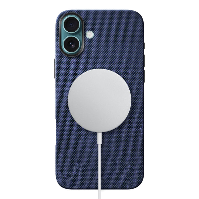 Cordura iPhone Case Mobile Phone Cases Kilimanjaro Navy Blue iPhone 16 Plus