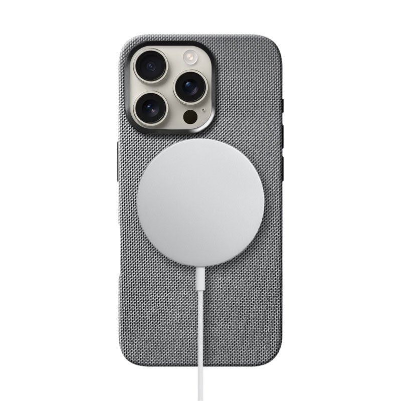 Cordura iPhone Case Mobile Phone Cases Kilimanjaro Ash Grey iPhone 16 Pro