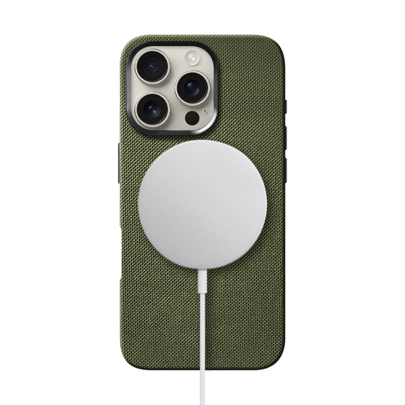 Cordura iPhone Case Mobile Phone Cases Kilimanjaro Military Green iPhone 16 Pro
