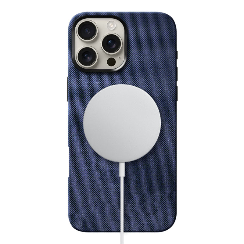 Cordura iPhone Case Mobile Phone Cases Kilimanjaro Navy Blue iPhone 16 Pro Max