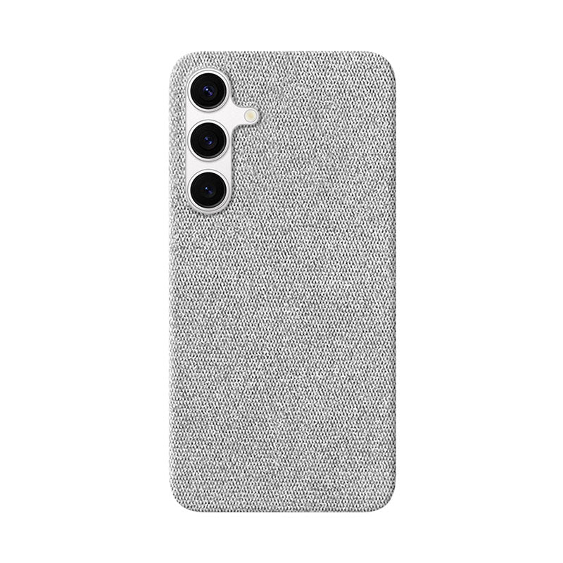 Fabric Samsung Case Mobile Phone Cases Sequoia Light Grey S24 Plus