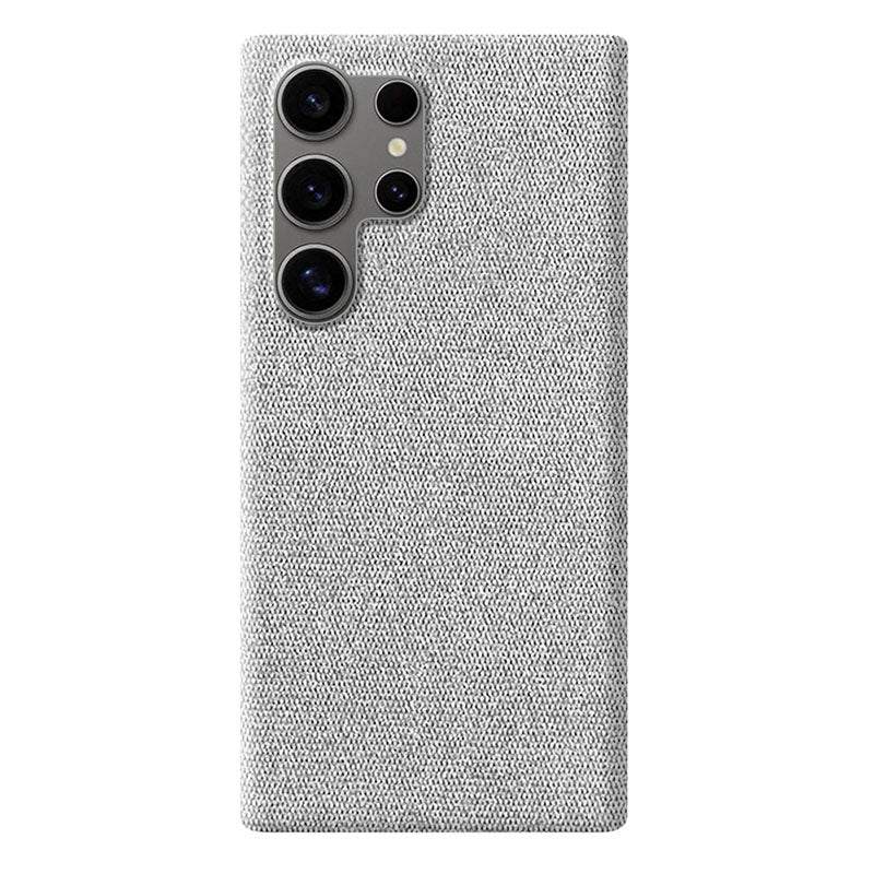 Fabric Samsung Case Mobile Phone Cases Sequoia Light Grey S24 Ultra