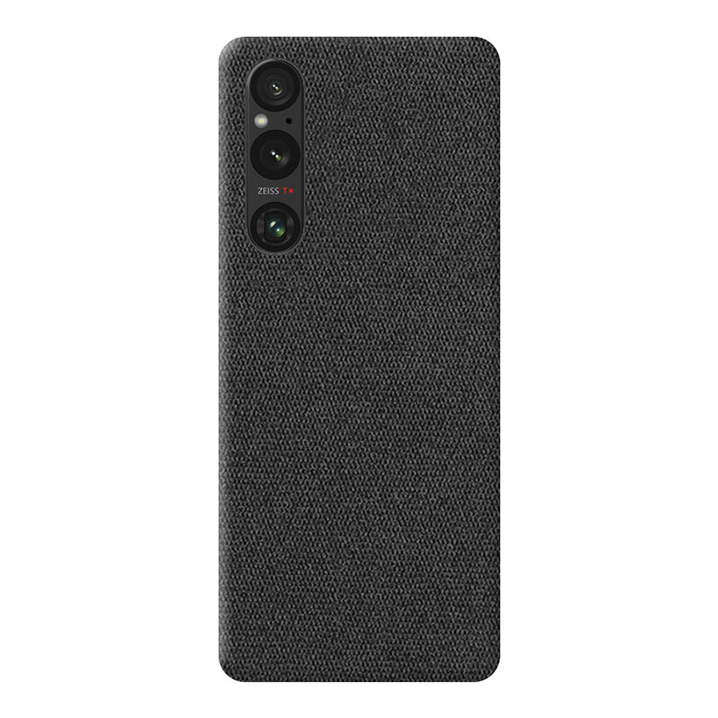 Fabric Sony Case Mobile Phone Cases Sequoia Black Xperia 1 V