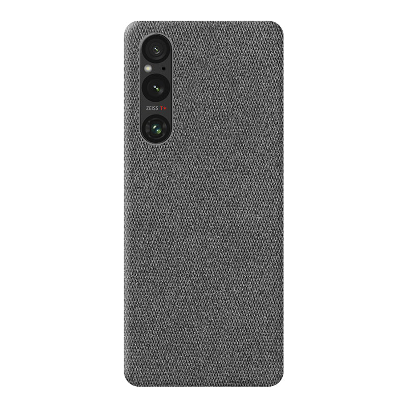 Fabric Sony Case Mobile Phone Cases Sequoia Dark Grey Xperia 1 V