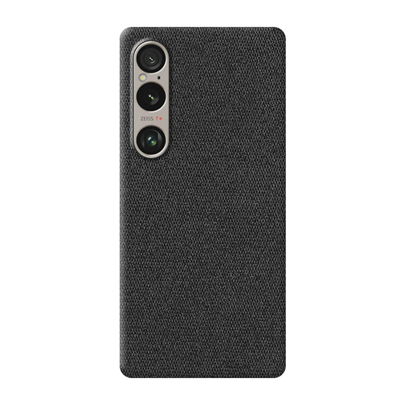 Fabric Sony Case Sequoia Black Xperia 1 VI