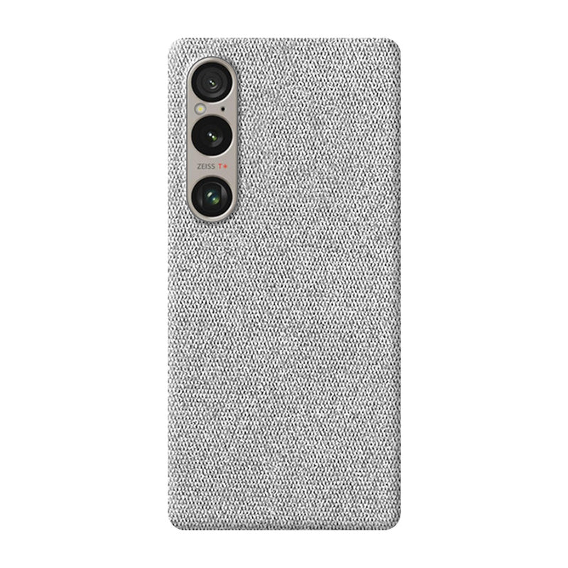 Fabric Sony Case Sequoia Light Grey Xperia 1 VI