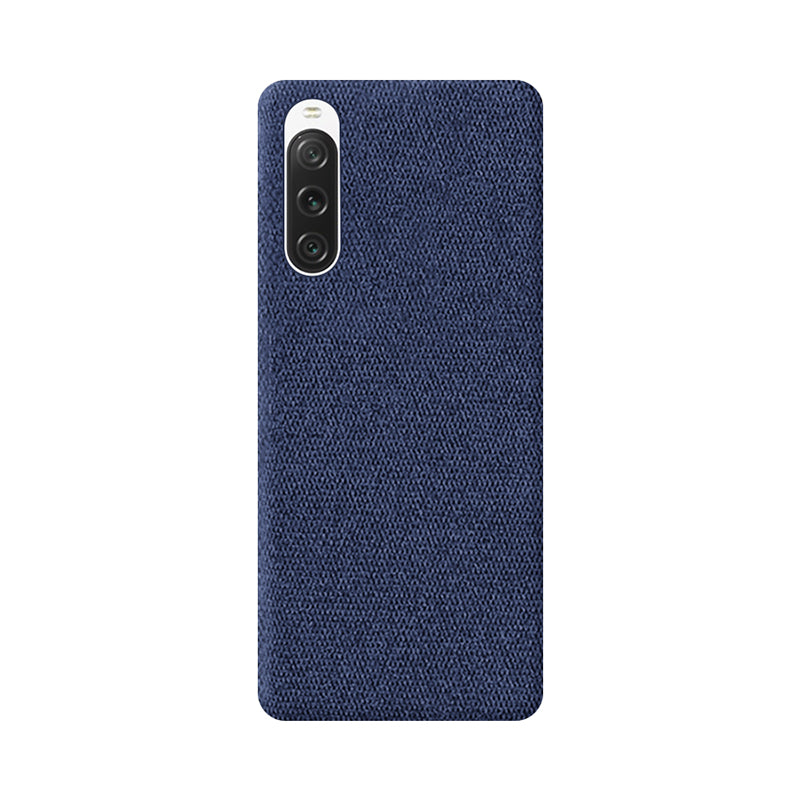 Fabric Sony Case Mobile Phone Cases Sequoia Blue Xperia 10 V