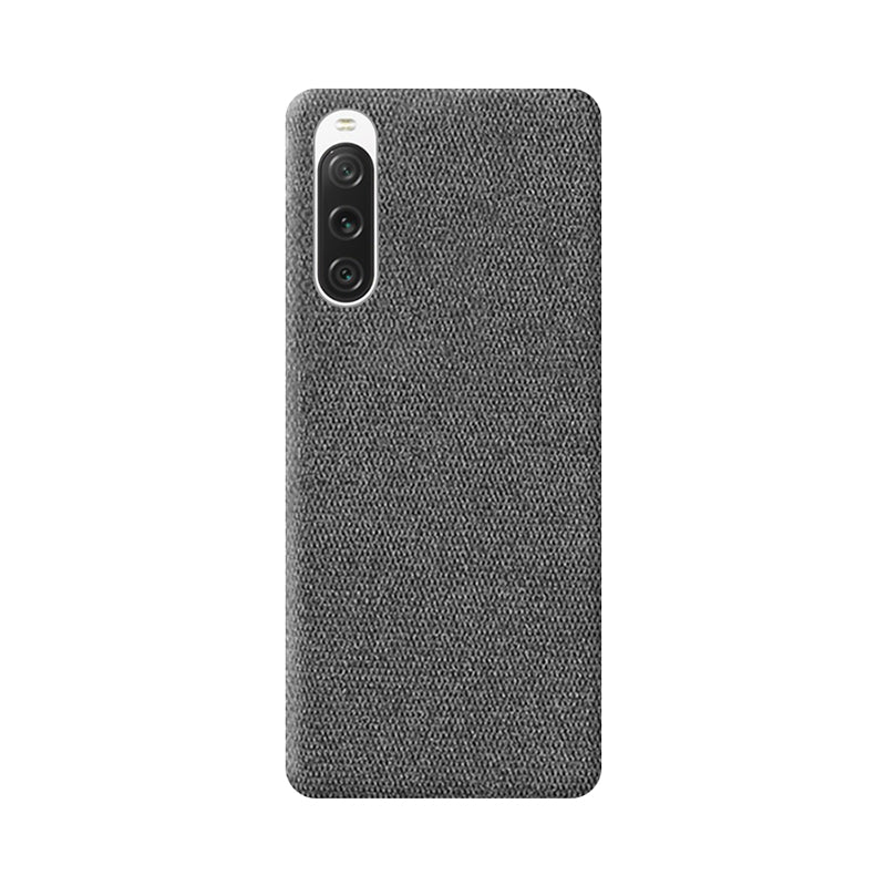 Fabric Sony Case Mobile Phone Cases Sequoia Dark Grey Xperia 10 V