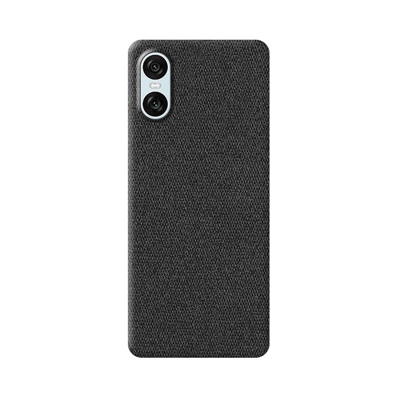 Fabric Sony Case Sequoia Black Xperia 10 VI