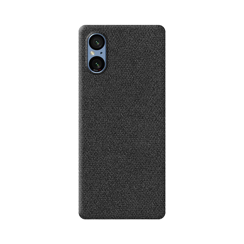 Fabric Sony Case Mobile Phone Cases Sequoia Black Xperia 5 V