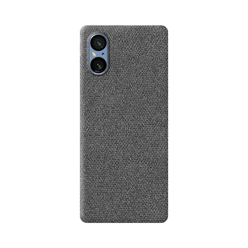 Fabric Sony Case Mobile Phone Cases Sequoia Dark Grey Xperia 5 V