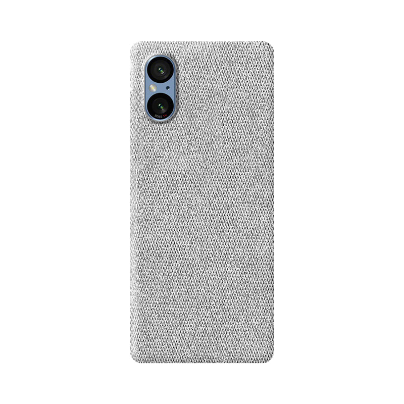 Fabric Sony Case Mobile Phone Cases Sequoia Light Grey Xperia 5 V