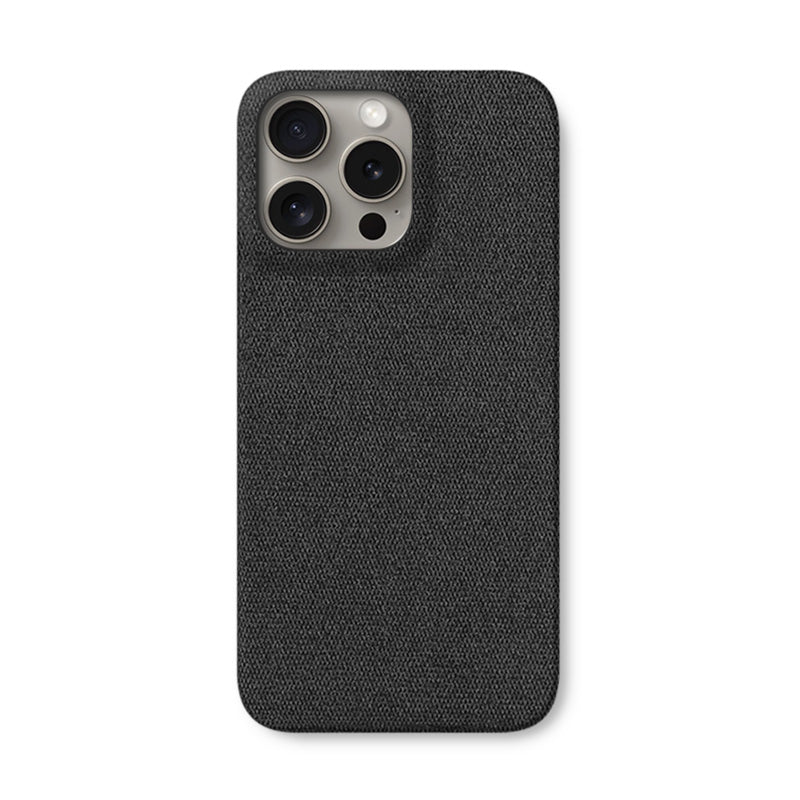 Fabric iPhone Case Mobile Phone Cases Sequoia Black iPhone 15 Pro