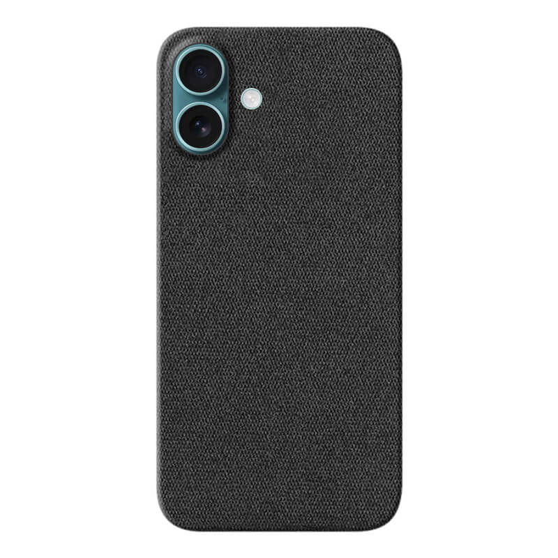 Fabric iPhone Case Mobile Phone Cases Sequoia Black iPhone 16 Plus