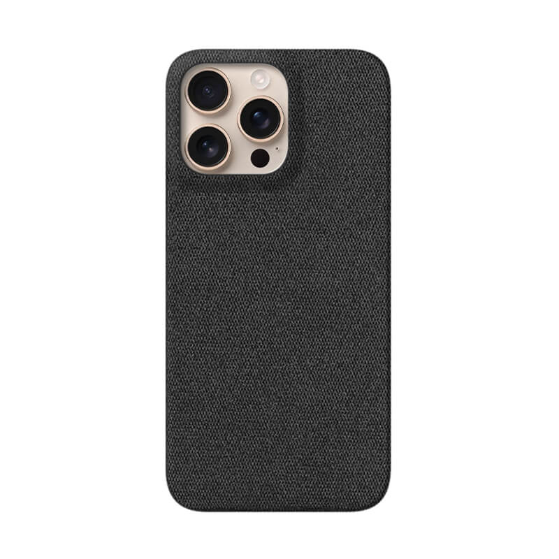 Fabric iPhone Case Mobile Phone Cases Sequoia Black iPhone 16 Pro