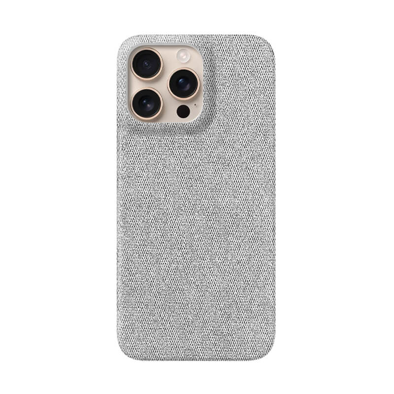 Fabric iPhone Case Mobile Phone Cases Sequoia Light Grey iPhone 16 Pro