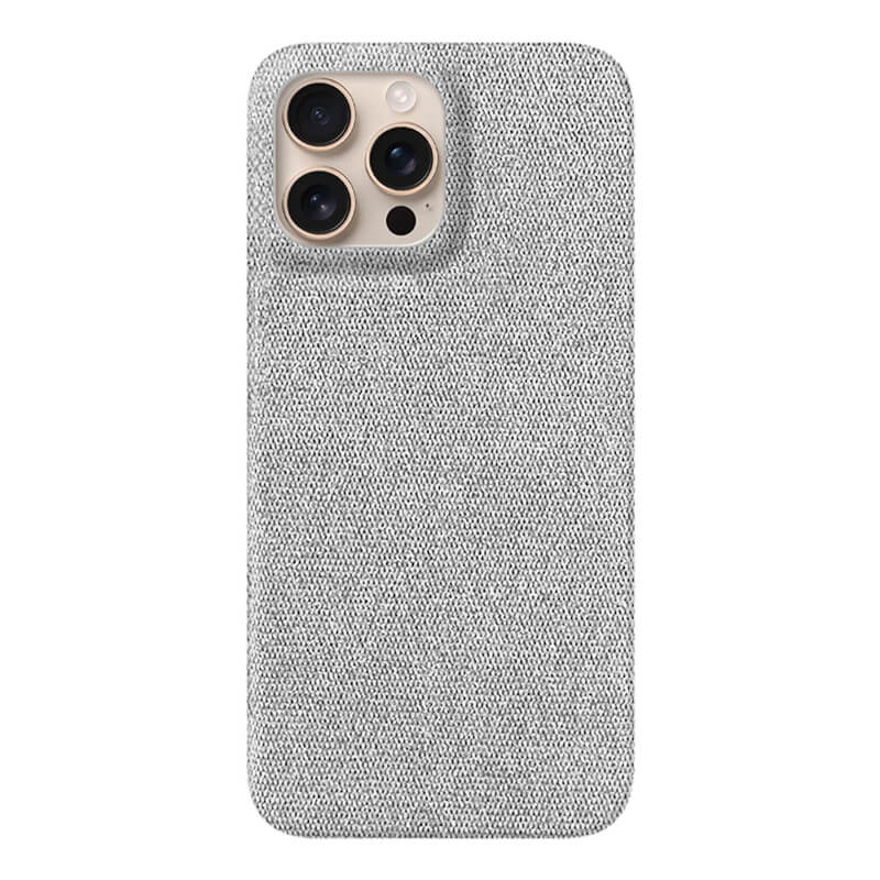 Fabric iPhone Case Mobile Phone Cases Sequoia Light Grey iPhone 16 Pro Max