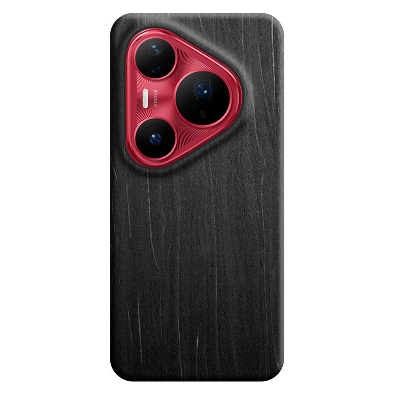 Komodoty Huawei Pura 80 Pro slim wood charcoal black phone case on a white background