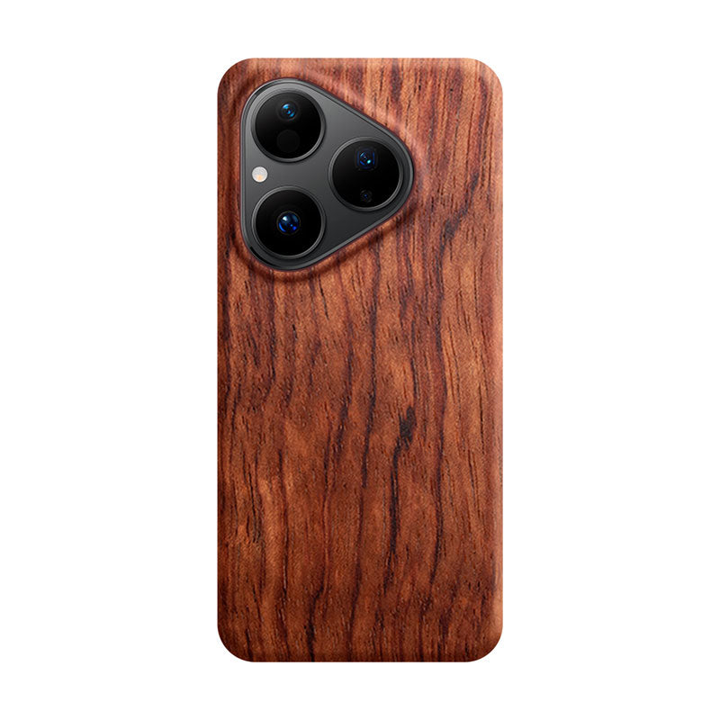 Komodoty Huawei Pura 80 slim wood rosewood phone case on a white background
