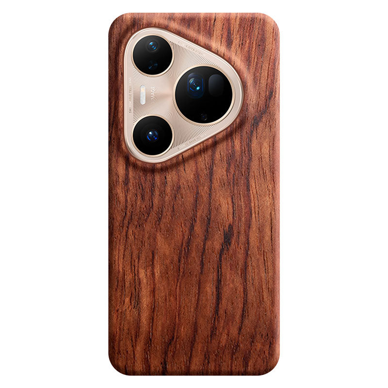 Komodoty Huawei Pura 80 Ultra slim wood rosewood phone case on a white background