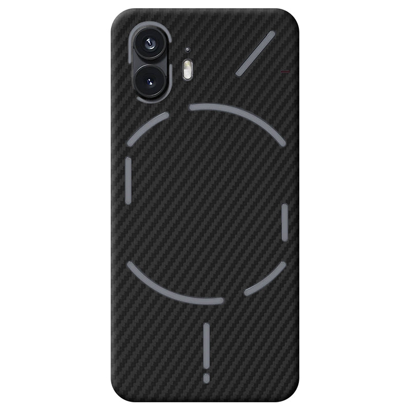 Aramid Fiber Nothing Case Mobile Phone Cases Volaris Black Aramid Fiber Nothing Phone (2) Open
