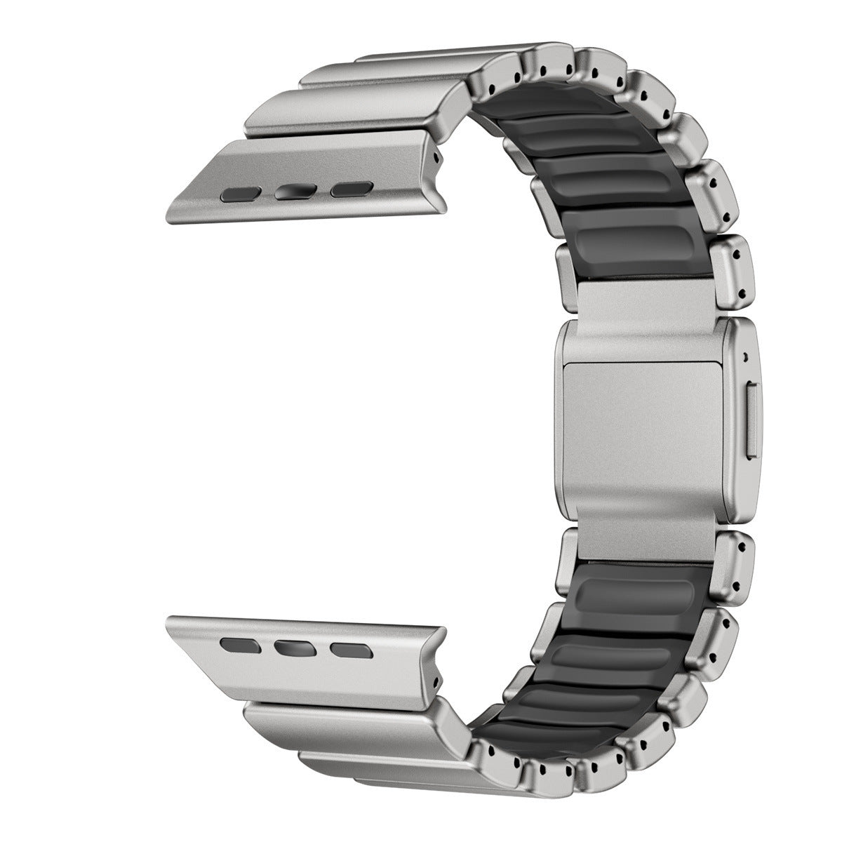 Titanium Flex Apple Watch Band Vesuvius