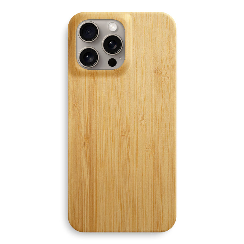 Slim Wood iPhone Case Mobile Phone Cases Komodo Bamboo iPhone 15 Pro Max